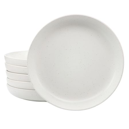 Studio 3B Mio 6 Piece 9.5 Inch Round Stoneware Bowl Set in Sea Salt