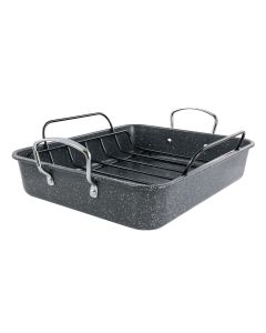 Kenmore 16.5 Inch Large Carbon Steel Roaster With Rack