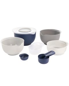 Oster All In One 12 Piece Plastic Baking Tool Set in Blue