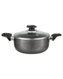 Brentwood Dutch Oven Aluminum Non-Stick 5 Qt-Gray