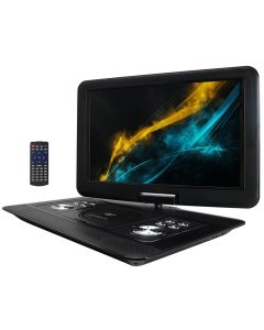 Trexonic 15.4 Inch Portable DVD Player with TFT-LCD Screen and USB/SD/AV Inputs